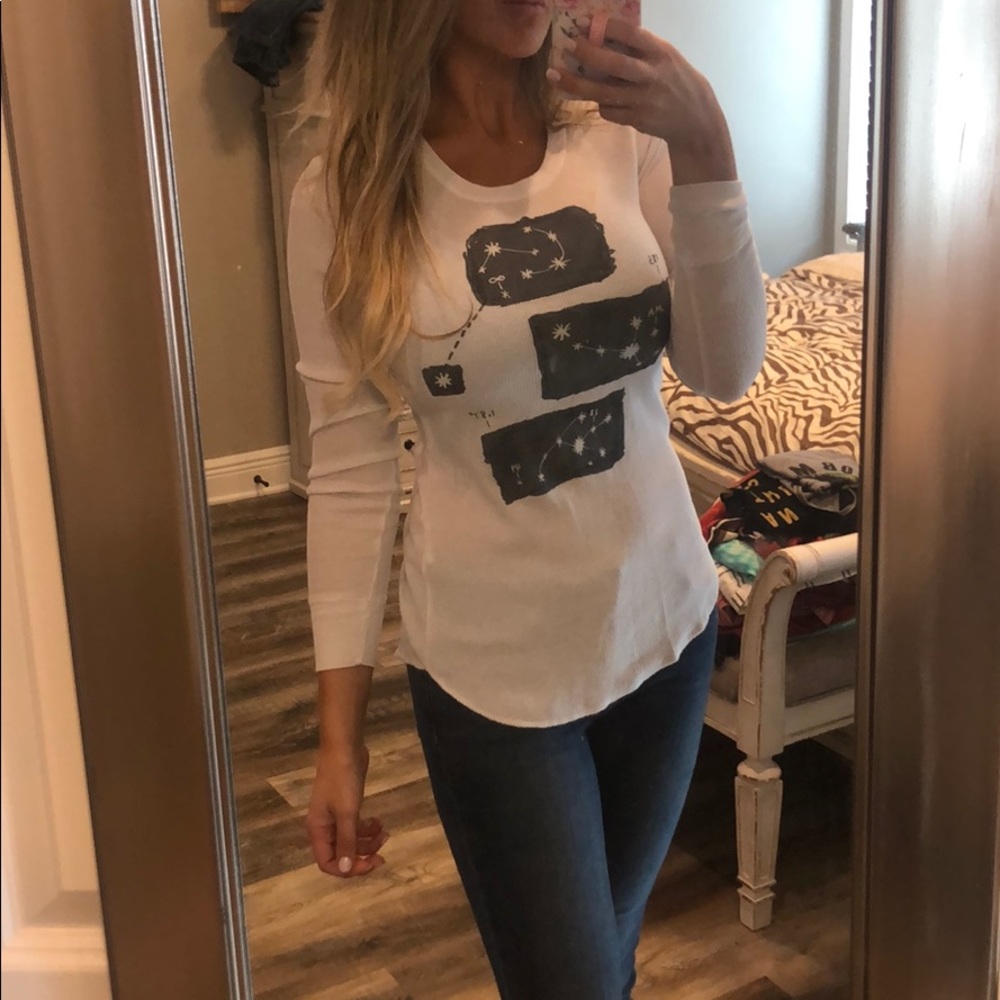 White Long sleeve thermal!